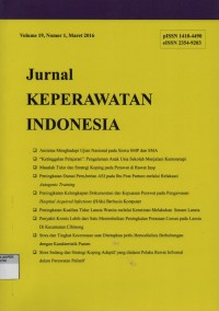 Image of Jurnal Keperawatan Indonesia