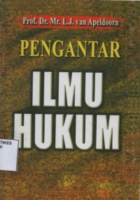 Image of Pengantar Ilmu Hukum